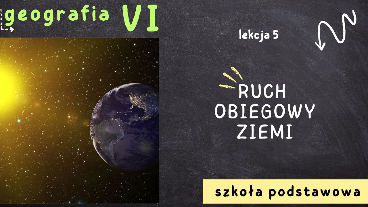 Geografia klasa 6 [Lekcja 5 - Ruch obiegowy Ziemi]
