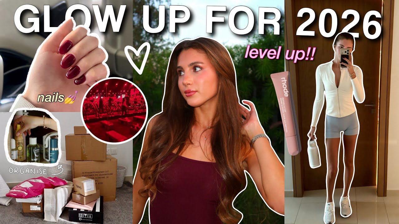 how to ACTUALLY have the ULTIMATE GLOW UP for 2026 | glow up tips to LOCK in + level up!!