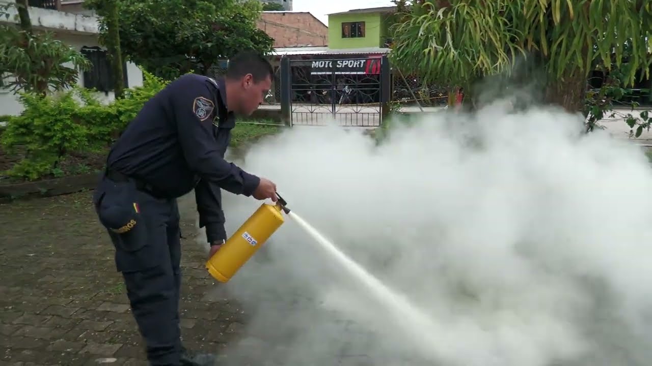 Uso adecuado del extintor.