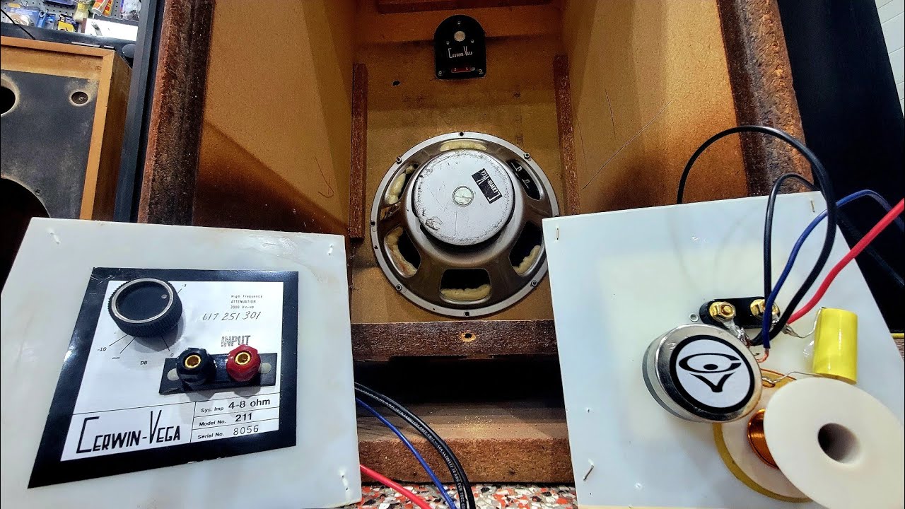 Rebuilding the Crossover's on my Vintage Cerwin Vega 211's