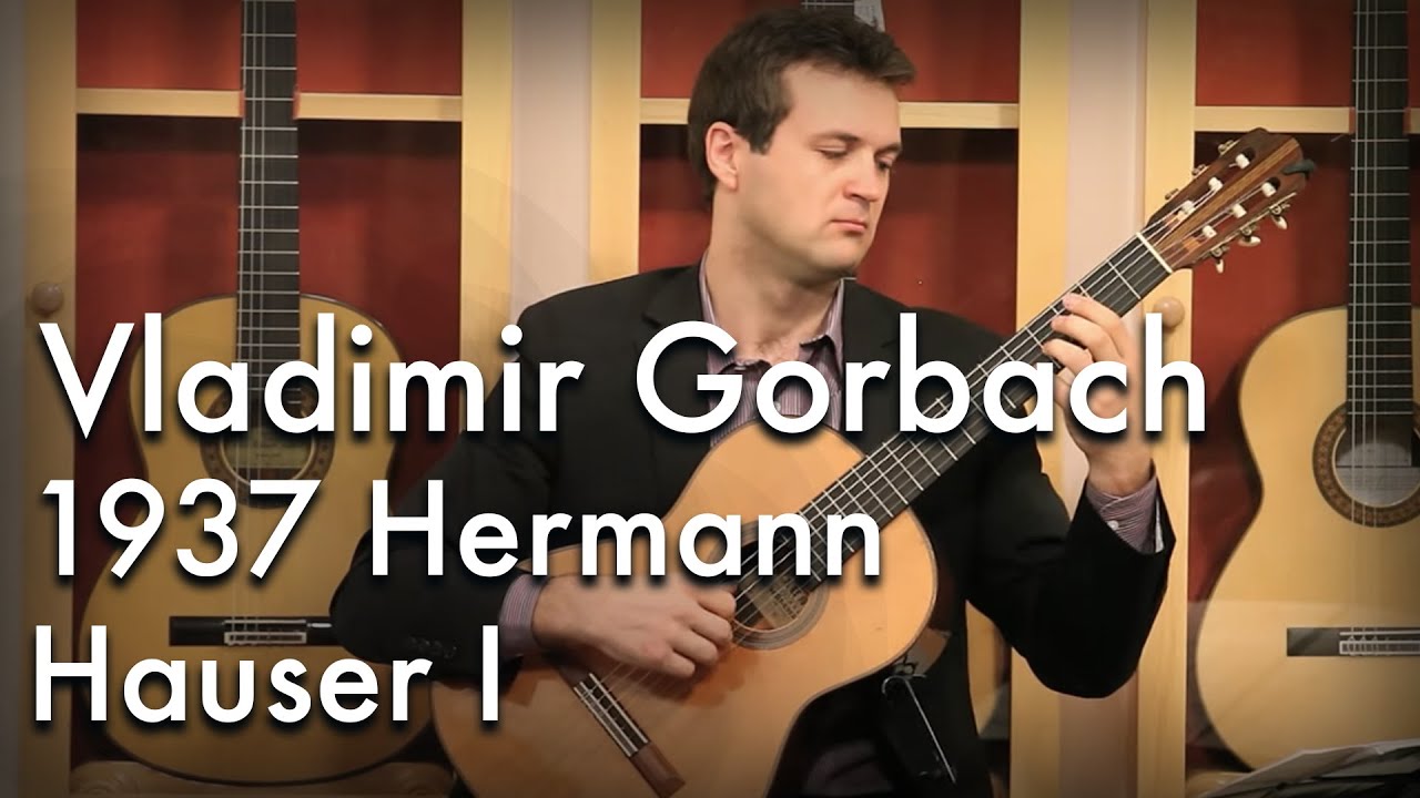 Llobet's Variations on a Theme by Sor played by Vladimir Gorbach