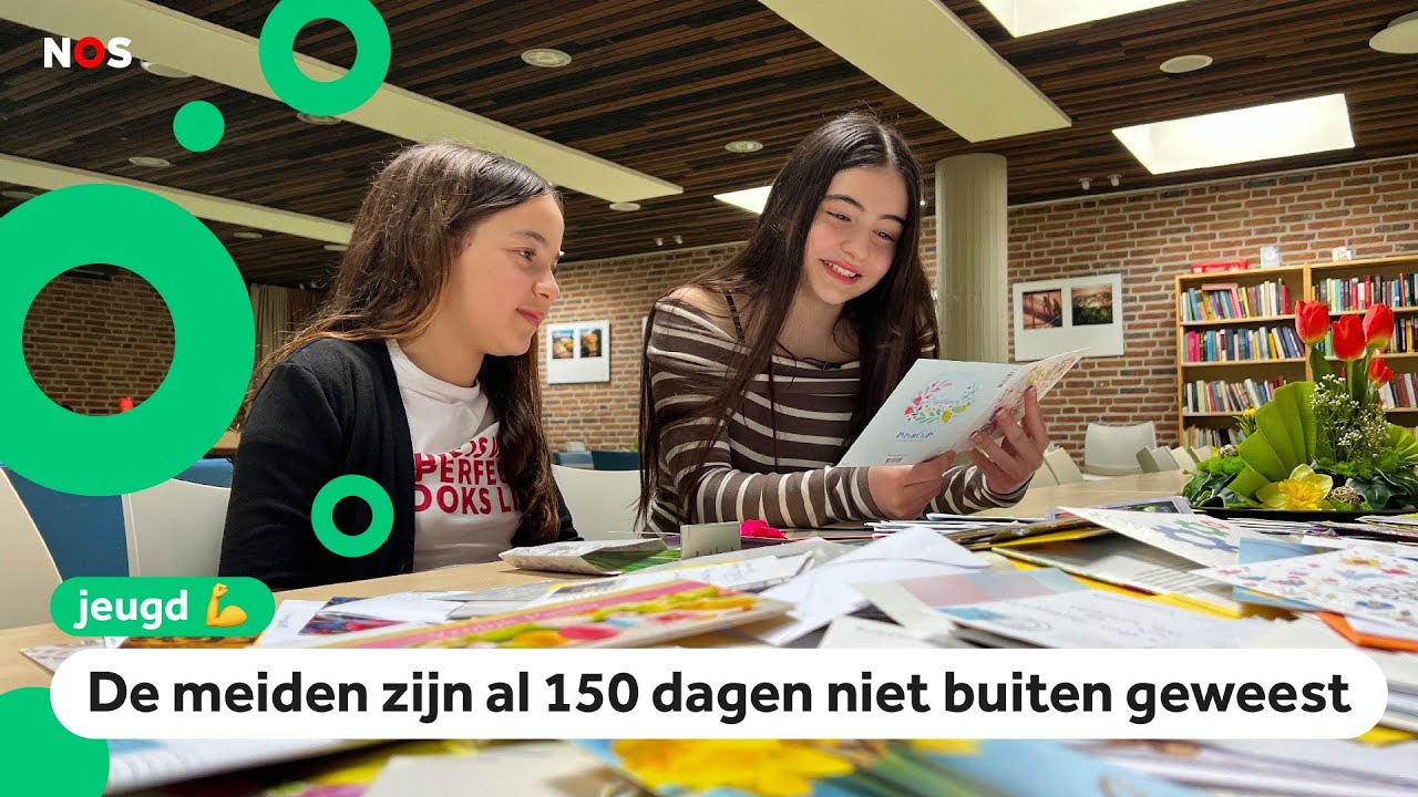 Honderden kaarten voor Ariana en Amelia die vastzitten in een kerk