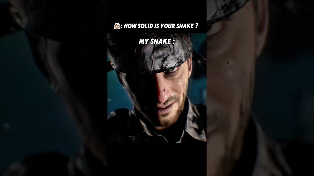 When the snake is solid #deathstranding2 #metalgearsolid #shorts