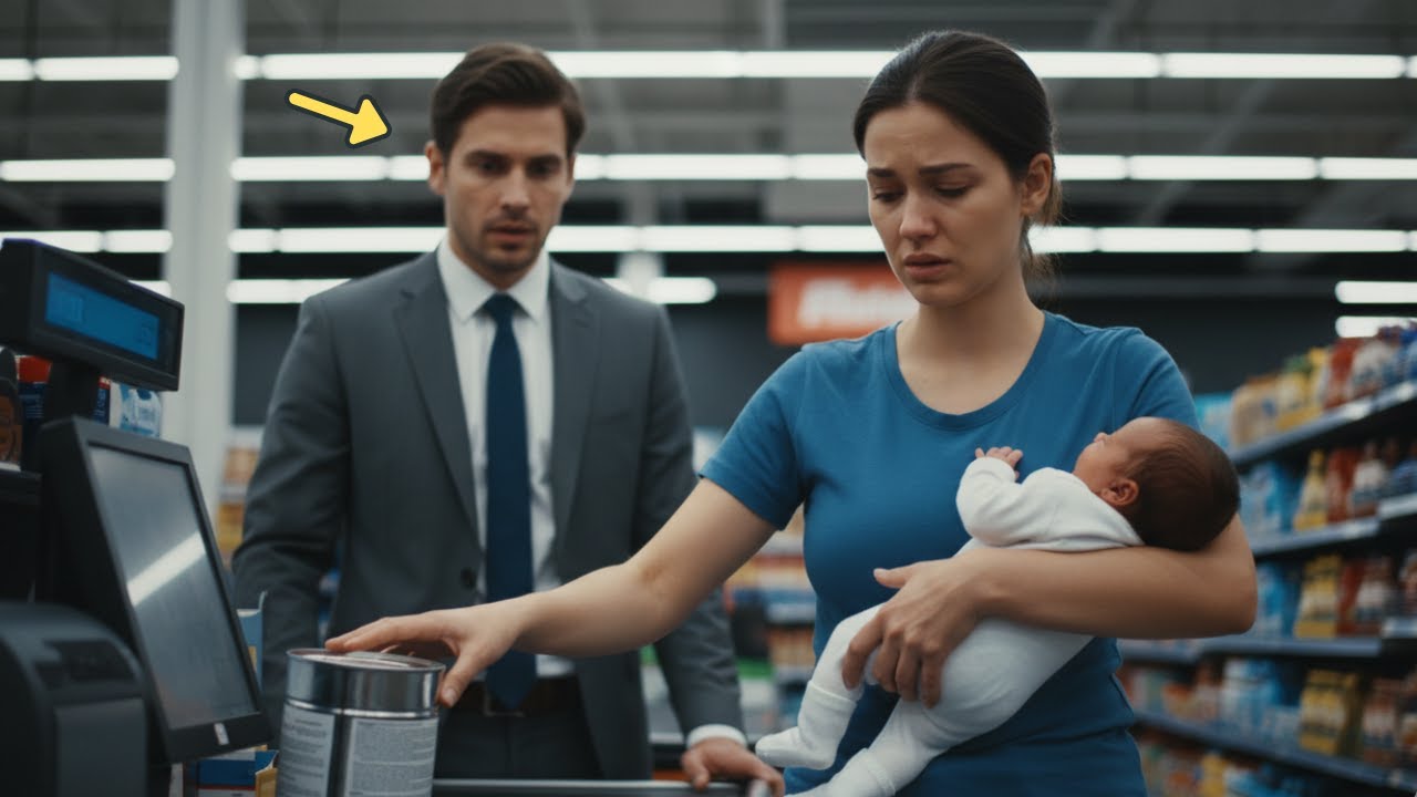 A Poor Single Mom Returned Her Baby’s Milk — Until a Millionaire Behind Her Stepped Forward