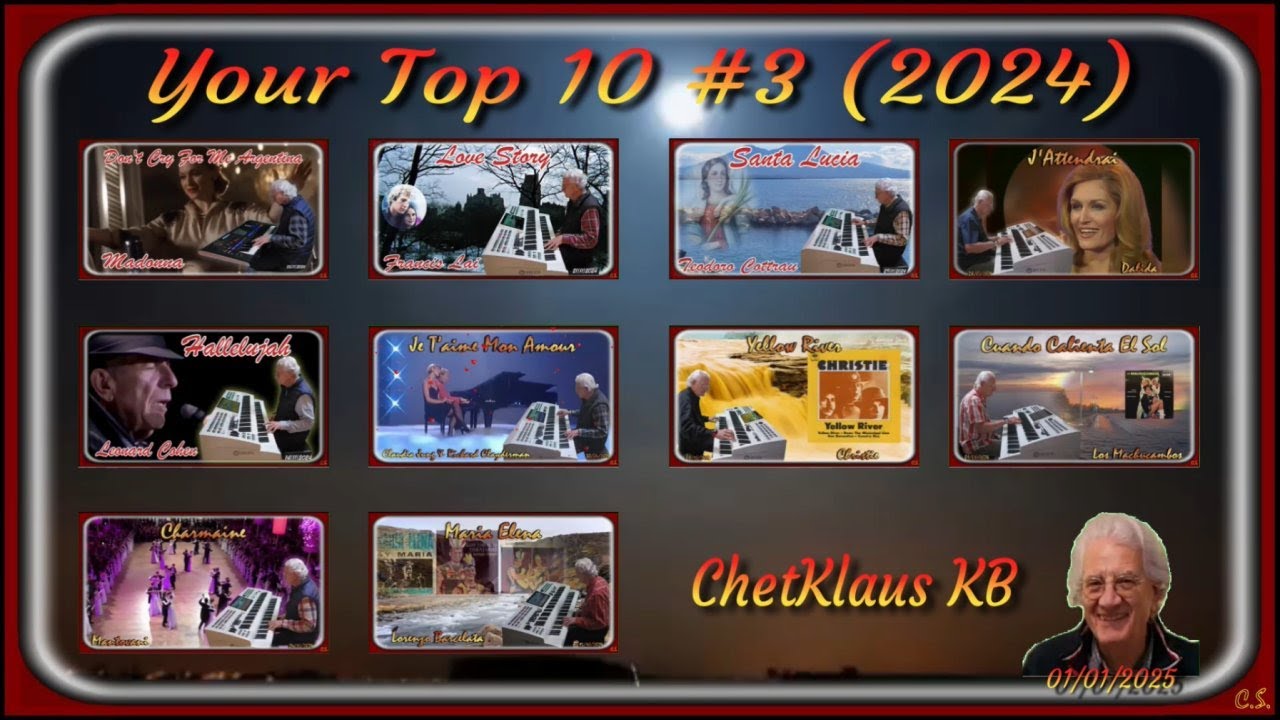 Your Top 10 #3 Cover On Genos 2 et Wersi OAX1 ♫