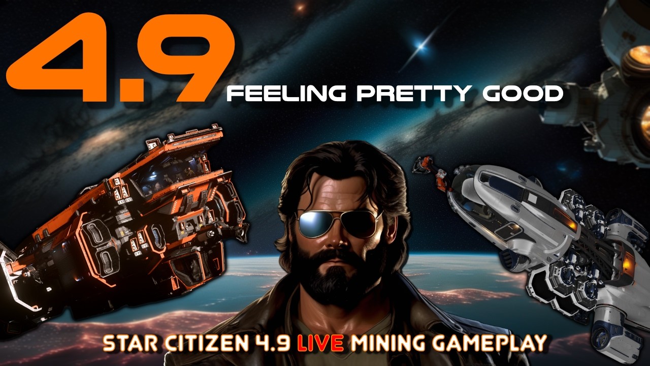 Star Citizen 4.9 Crafted Prospector Mining BIG ROCKS | LIVE