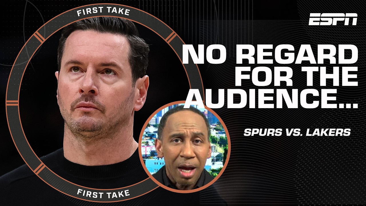 Stephen A. is OVER IT after the Lakers bench starters 🗣️ 'There's a PAYING CUSTOMER!' | First Take