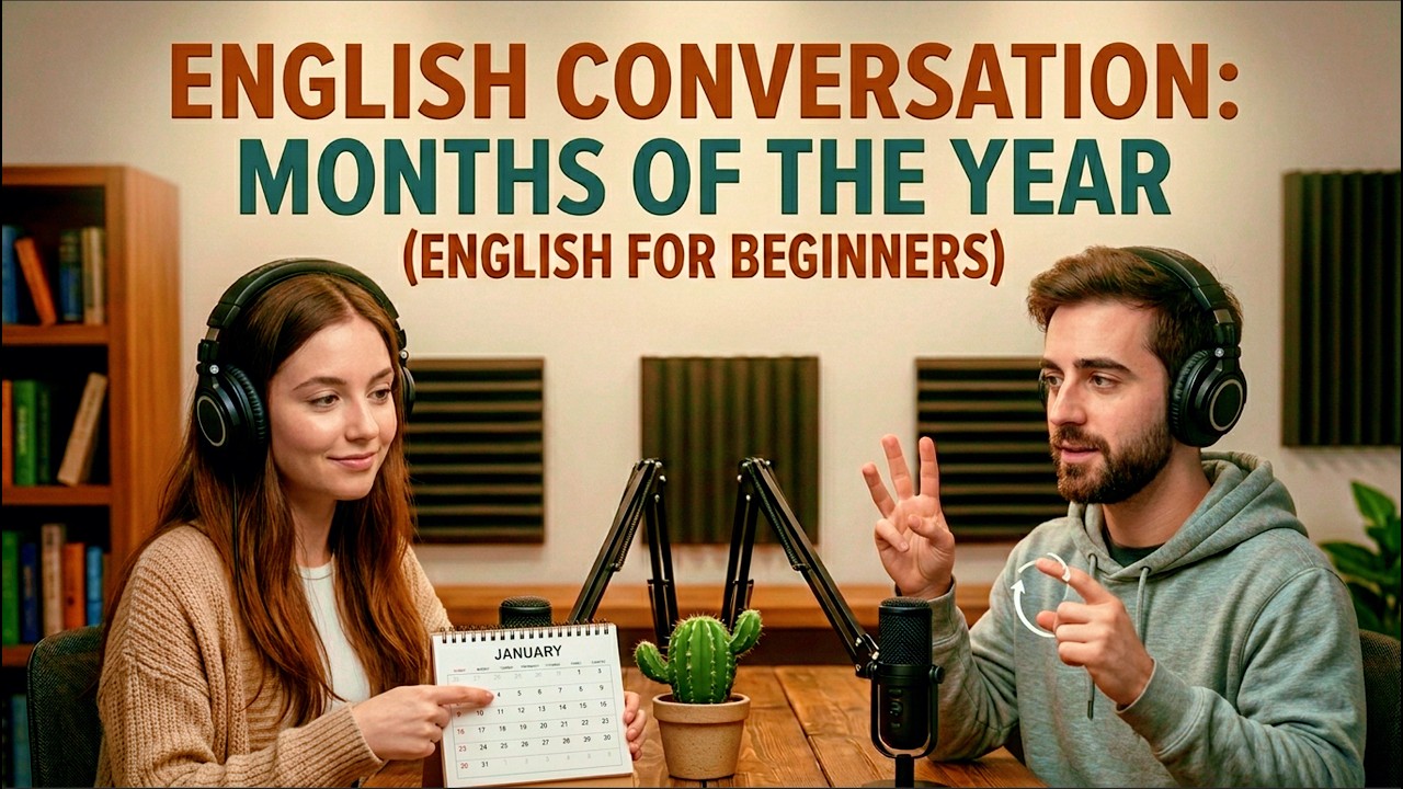 English Conversation: Months of the Year (English for Beginners)