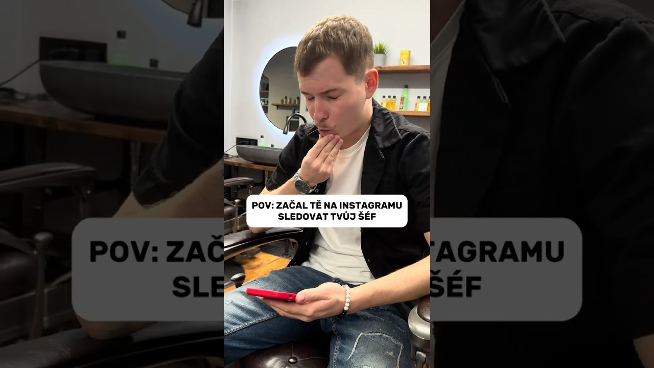 POV: ZAČAL TĚ NA INSTAGRAMU SLEDOVAT TVŮJ &Scaron;&Eacute;F 👀