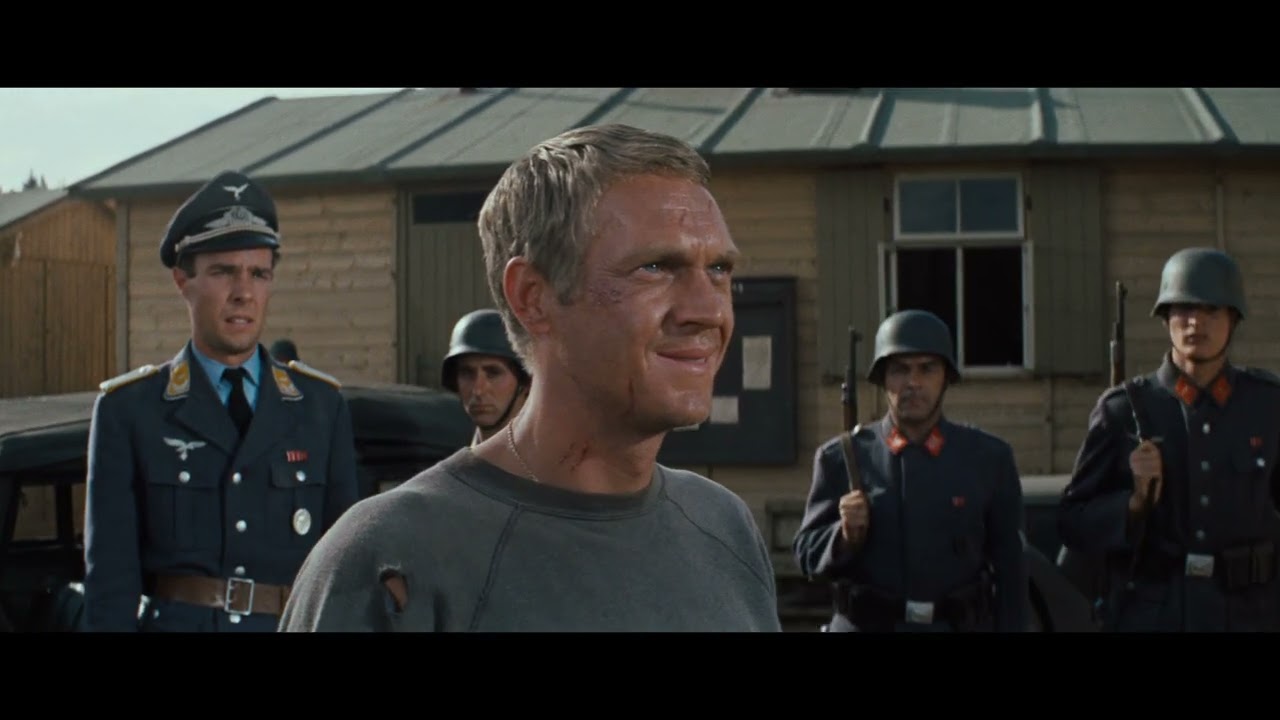 The Great Escape 1963 Full ending scene 4K