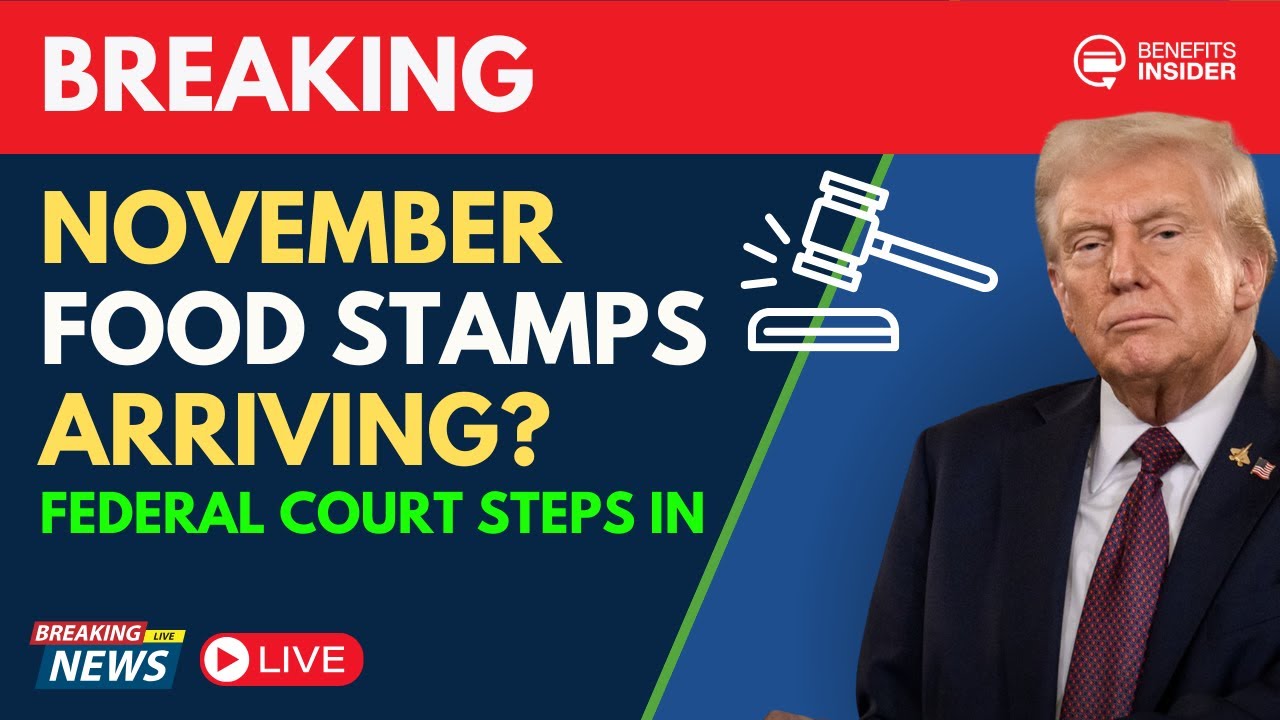 BREAKING: Court Steps In - SNAP Benefits Must Be Issued for November?