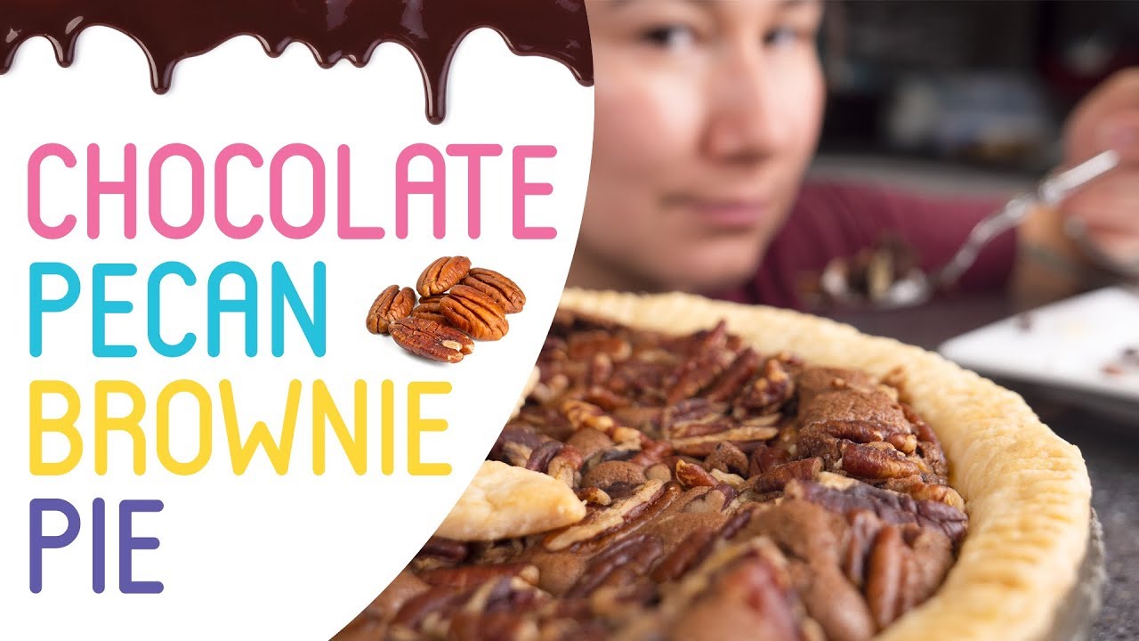 Experimental Chocolate Pecan Brownie Pie