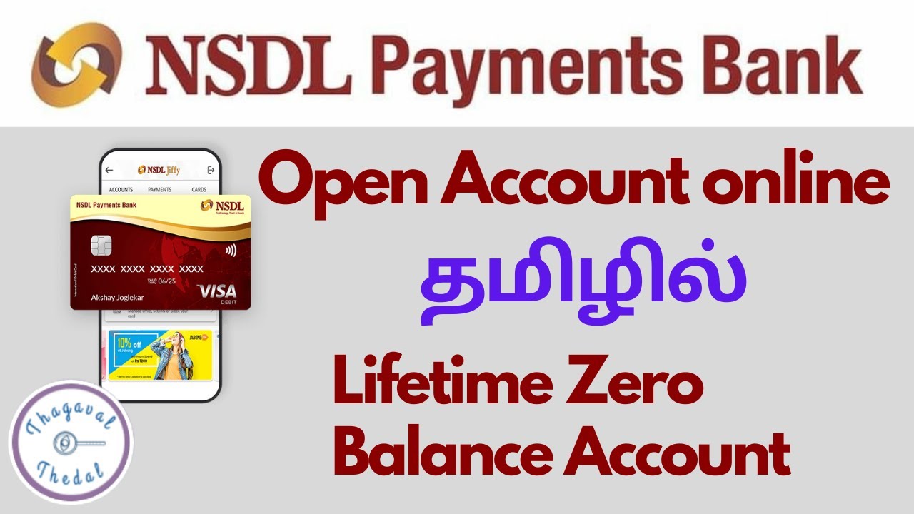 nsdl payment bank account opening online | how to open nsdl payment bank account | nsdl payment bank