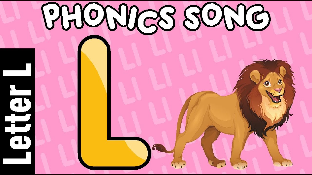 Phonics song of letter L | L is for lion ll ll lion