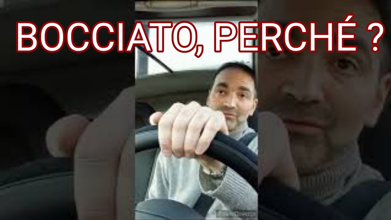 BOCCIATO, PERCHÉ? GLI ERRORI. Esame patente