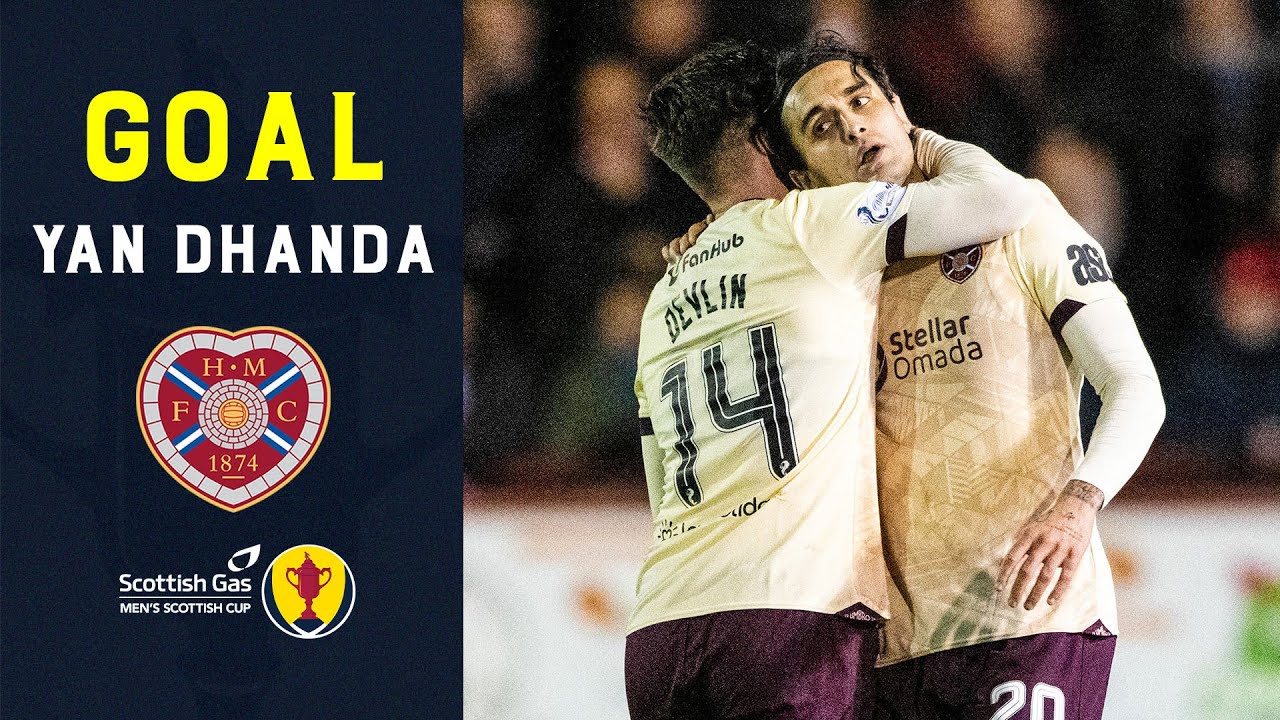 GOAL | Yan Dhanda | Brechin City 1-1 Hearts | Scottish Gas Men's Scottish Cup