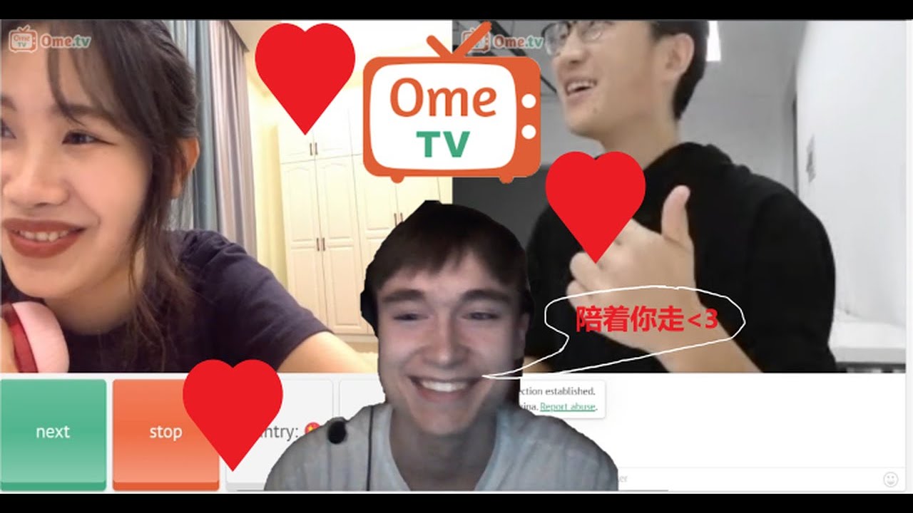 White kid RAPS a Chinese LOVE SONG?  | OmeTV
