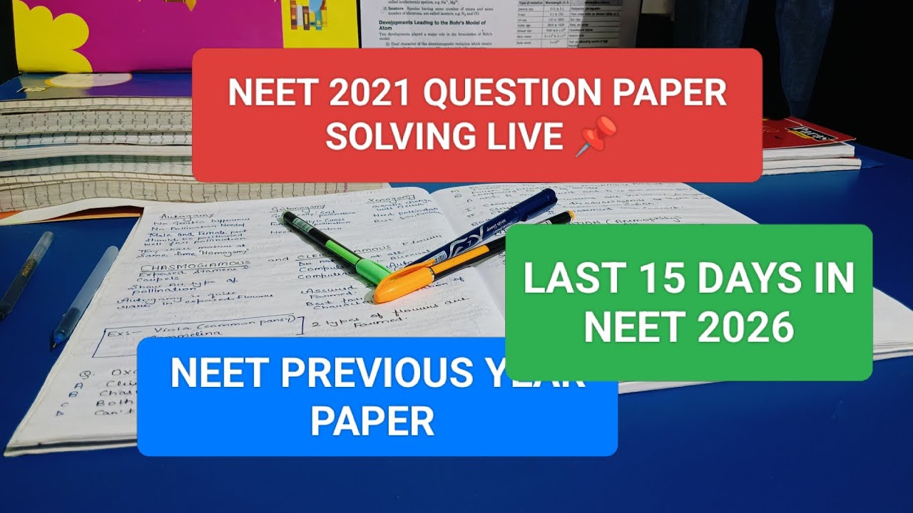 NEET 2021 Chemistry LIVE PAPER SOLVING NEET MOCK TEST LIVE 📌 NEET QUESTION PRACTICE LAST 15 DAYS 