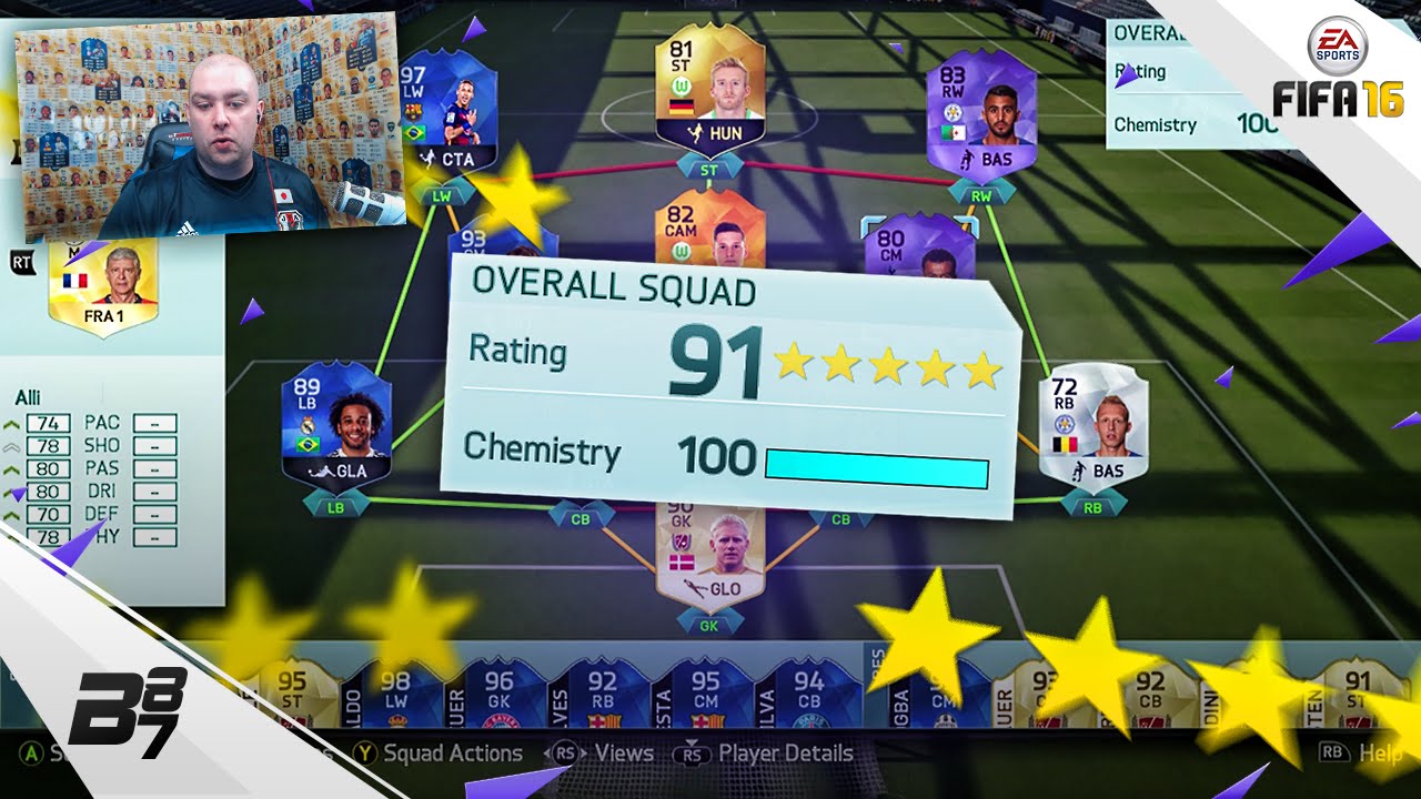 191 RATED SQUAD!! | FIFA 16