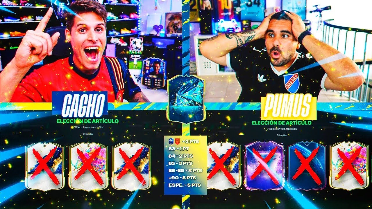 QUIEN PIERDA DESCARTA ICONO Y TODOS LOS PLAYER PICKS!! | BATALLA DE MEJORAS VS PUMUS!! | FC 25