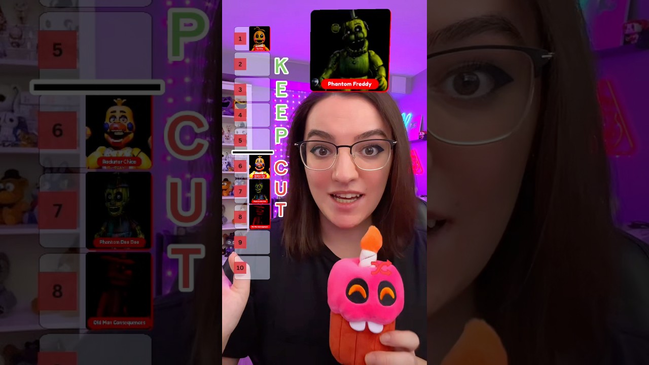 Мне пришлось избавиться от стольких персонажей FNAF… #fnaf #fivenightsatfreddys