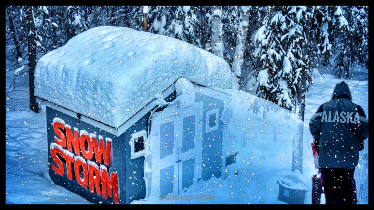 SNOW STORM | ALASKA | ASMR | PREP & AFTERMATH