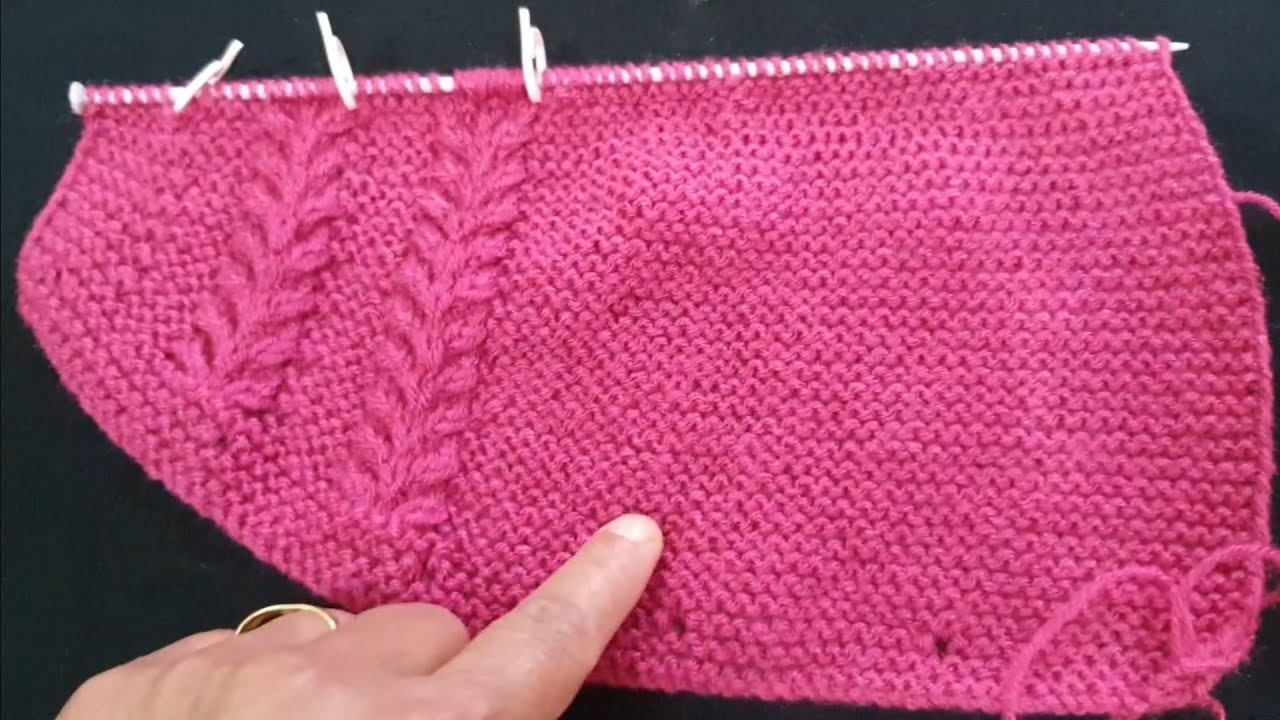 Baby Cardigan Knitting/Baby Sweater ki Bunai (Part-1)