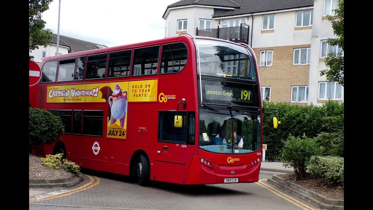 London Bus Route Visual ► Route 191 Edmonton Green Bus Station - Brimsdown Station