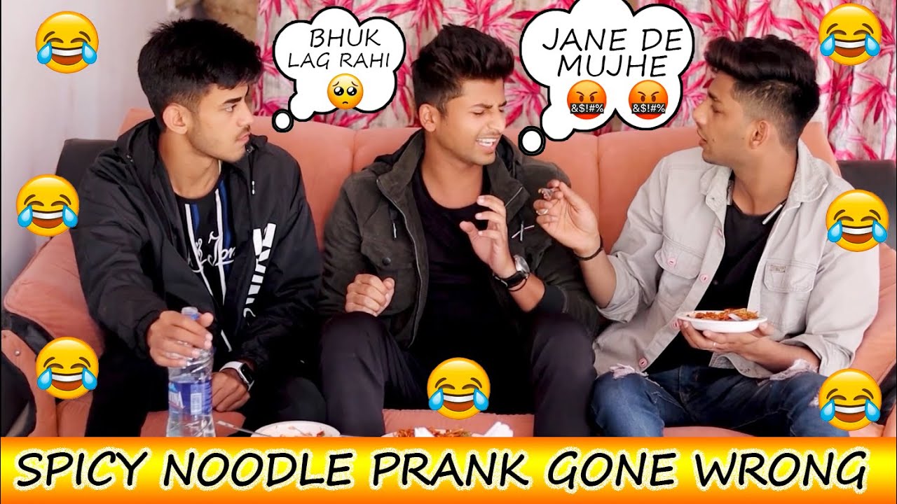 SPICY NOODLE PRANK ON @rajatpawarr  GONE WRONG