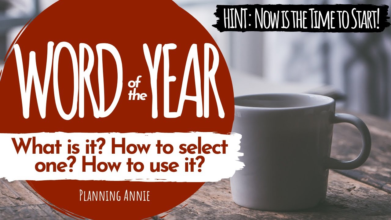 Selecting a Word of the Year