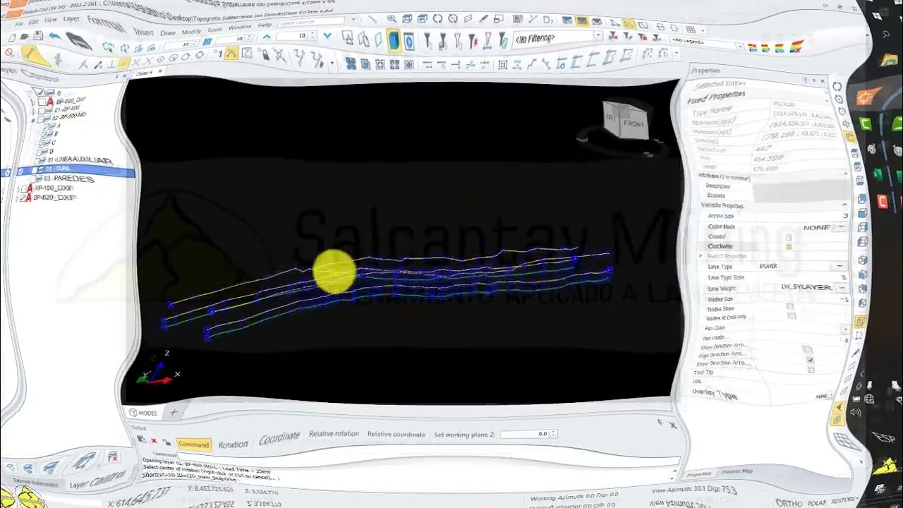 Topografía Subterránea con Deswik CAD