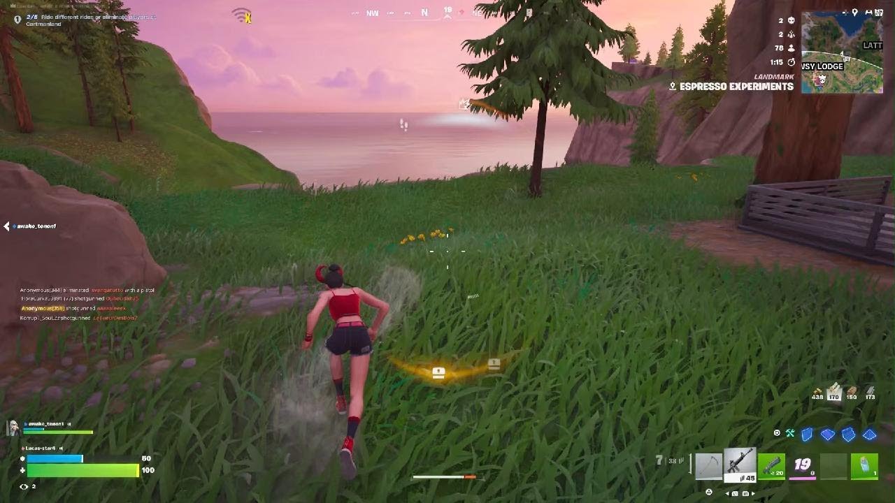 Fortniteme Me playing with my friend.