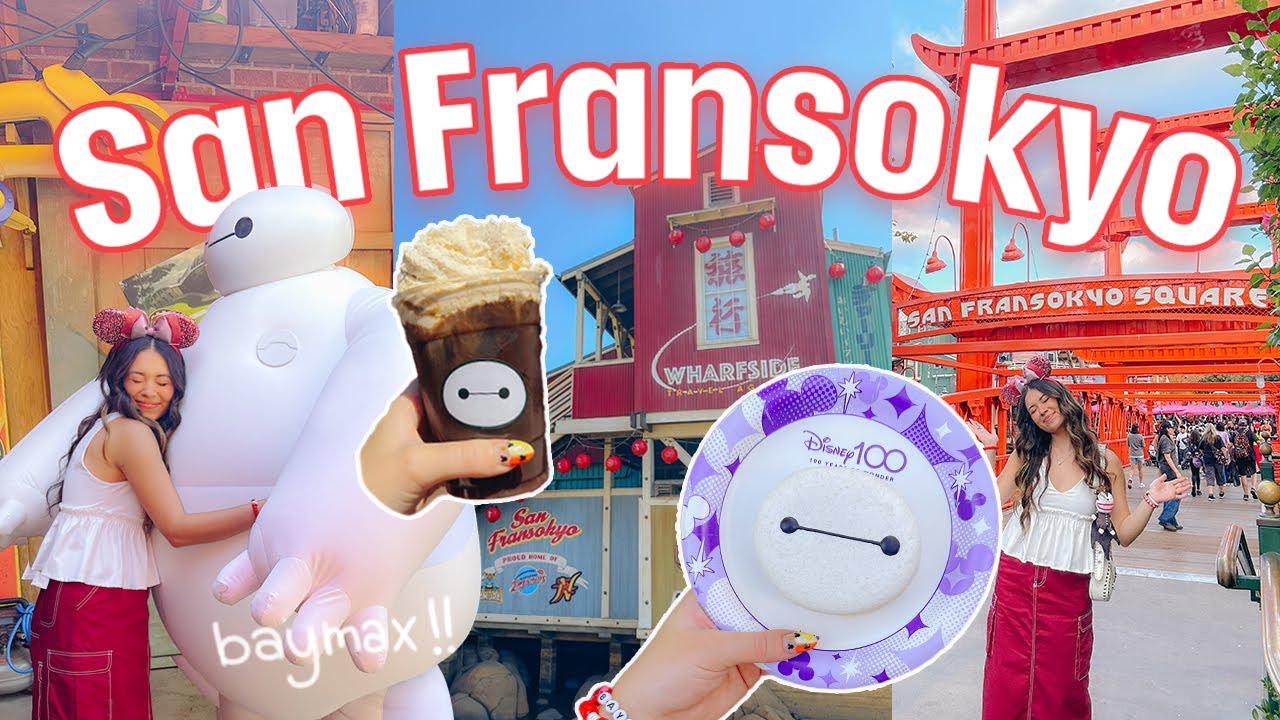 my first time in SAN FRANSOKYO SQUARE!!! ❤️ meeting Baymax, food, merch, & more!!