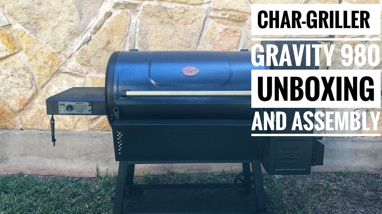 Char-Griller Gravity 980 Unboxing and Assembly