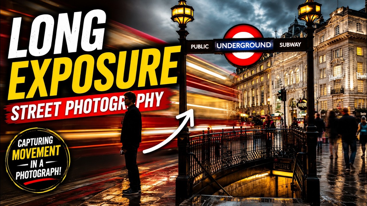 Long Exposure Street Photography in LONDON | Capturing the Magic of Movement!