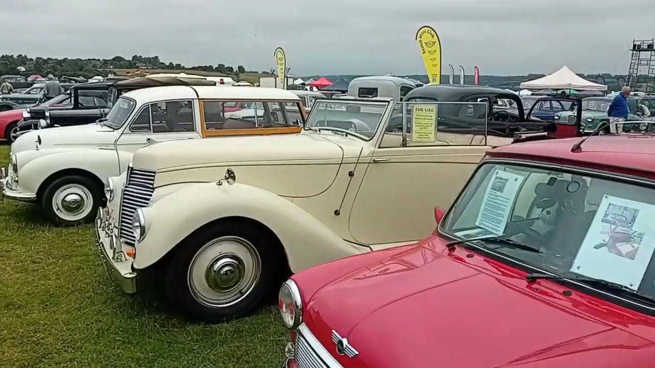Rye and district county show. Classic Car show. Icklesham. Aug 16th 2025. For St Michael's Hospice.2