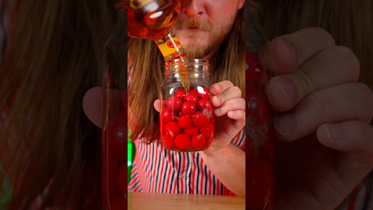 I left Atomic Fireballs in Fireball Whiskey for a week