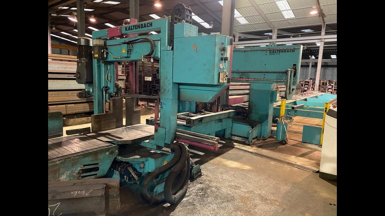KALTENBACH KBS 750-KDM 712 Beam Saw-Drill-Line with Software Profiline 3