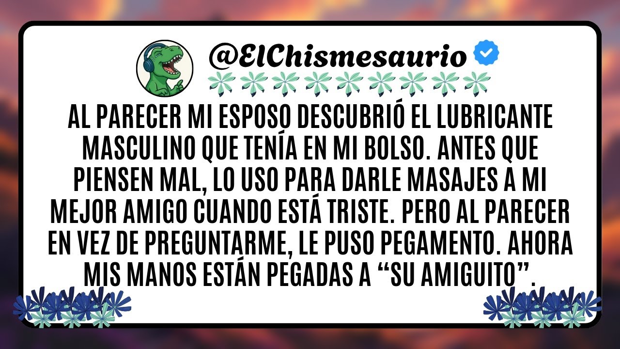 Al parecer mi esposo descubrió el lubricante masculino que tenía en mi bolso