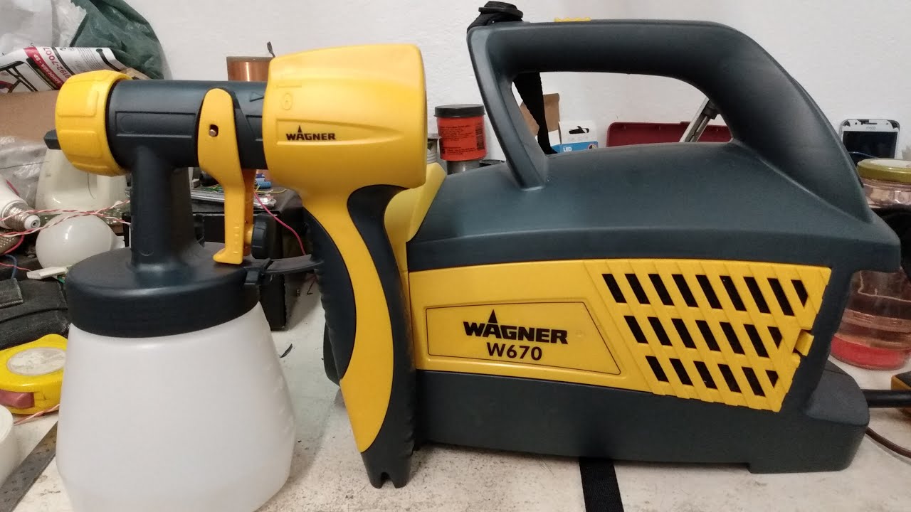 Repara no bico da pistola de pintura WAGNER W670