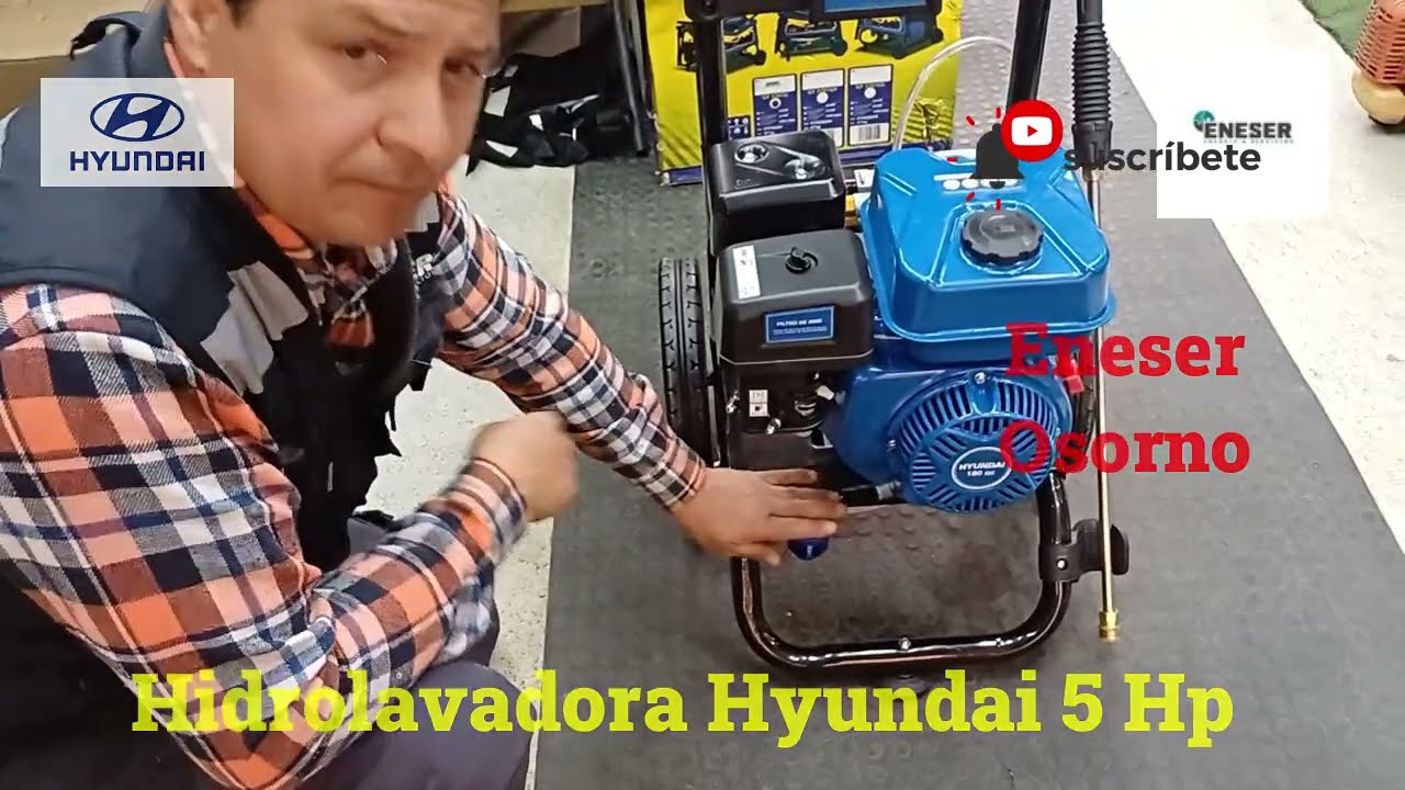Eneser Capacita - Puesta en marcha Hidrolavadora Hyundai 5 Hp