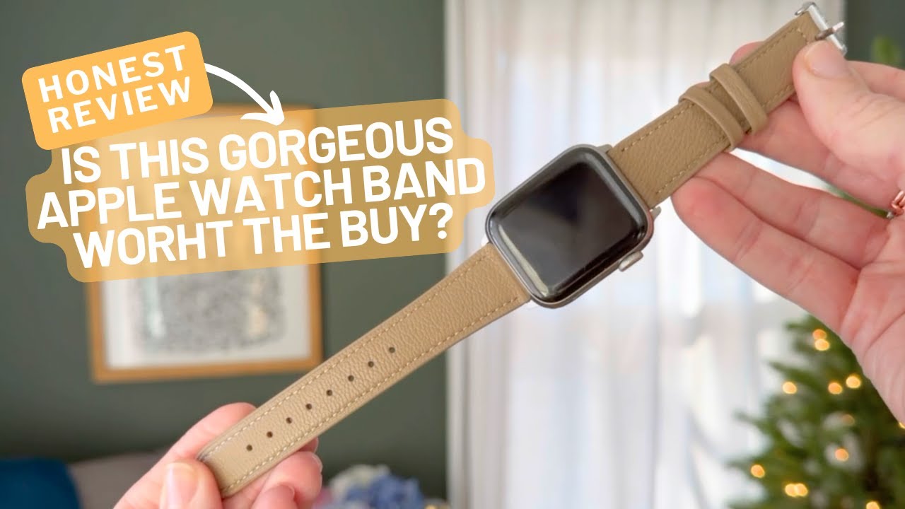 Is This Super Soft French Goatskin Apple Watch Band REALLY Worth The Buy? #amazoninfluencer #ad