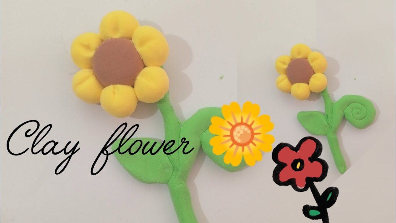 Craft clay flower 🌹 beautiful ❤️ ideas for special crafts 