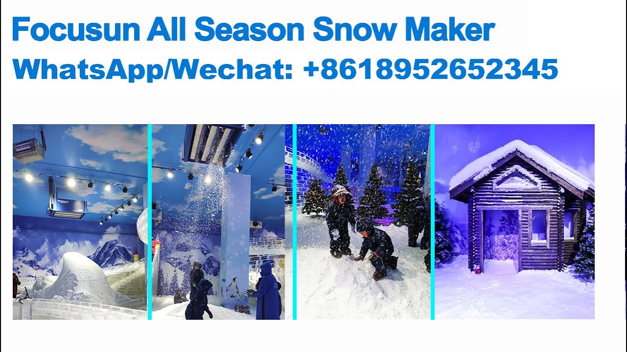 Focusun scenery snow falling machine for all weather