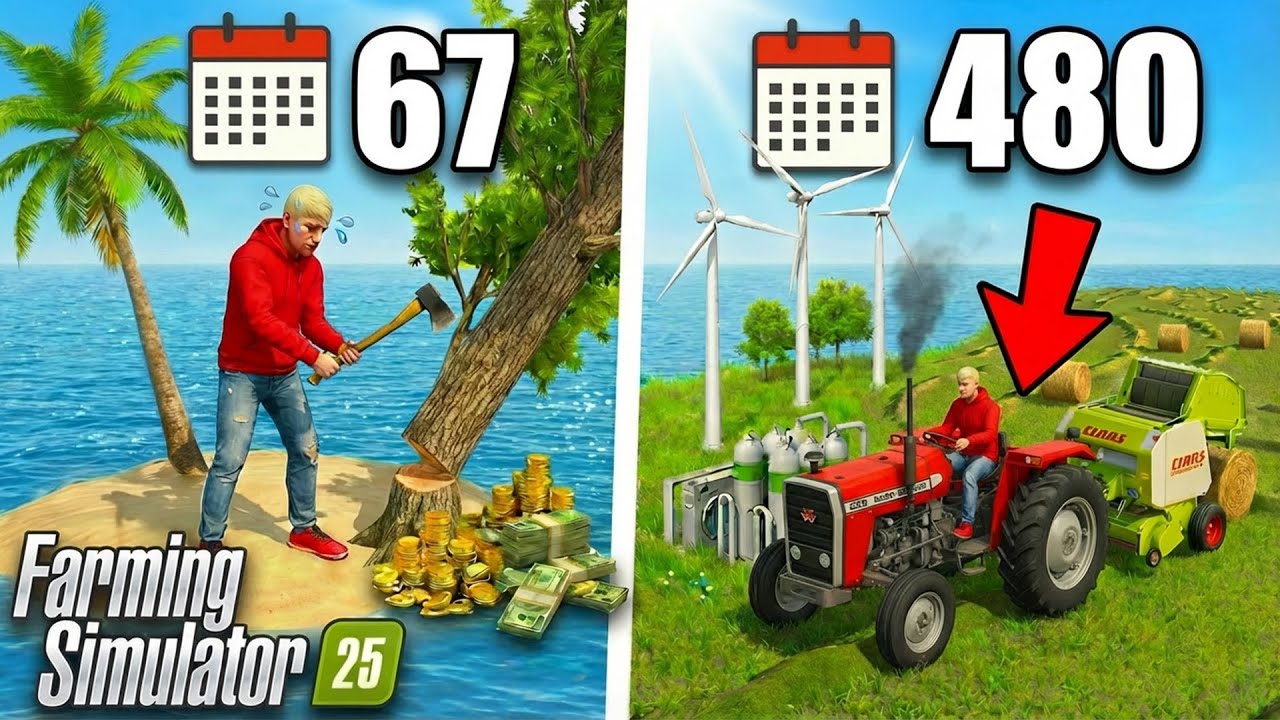МОЙ САМЫЙ БОЛЬШОЙ ВЫИГРЫШ НА СЕГОДНЯ… 👉 ВЫЖИВАНИЕ НА ОСТРОВЕ С ОДНОЙ УДОЧКОЙ 🌴🚜 #3