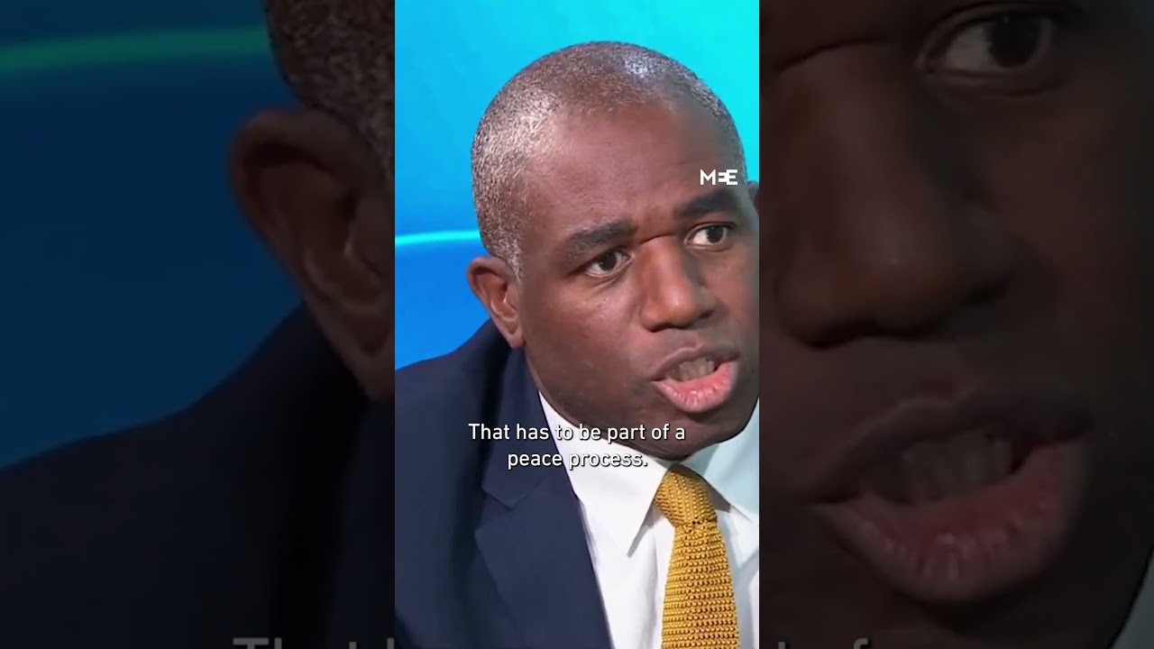 David Lammy defends UK&rsquo;s move to recognise Palestinian state as step toward peace