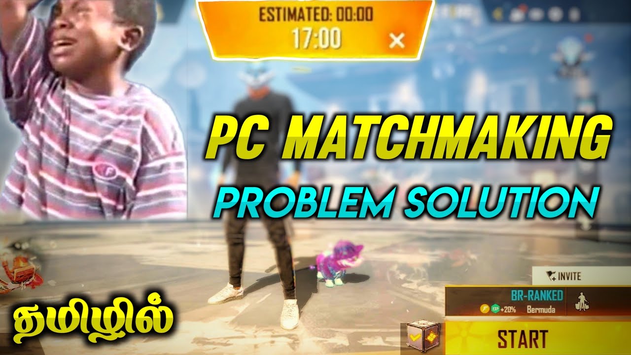 FREE FIRE PC MATCHMAKING PROBLEM solution ? in TAMIL  | Rockram Gaming