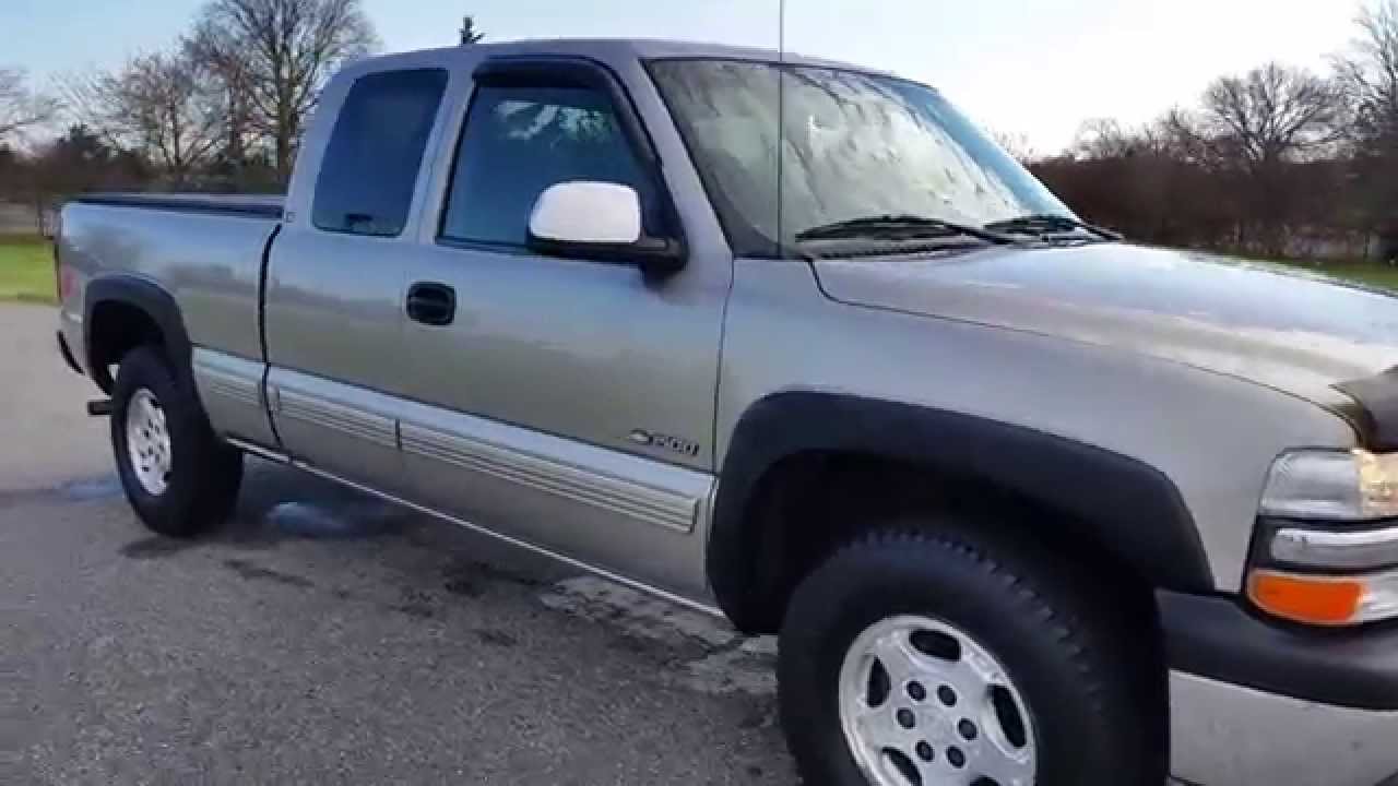 2000 Chevrolet Silverado LS 1500 Z71 4x4 Extended Cab For Sale~Tanau~Tow~Alloys~