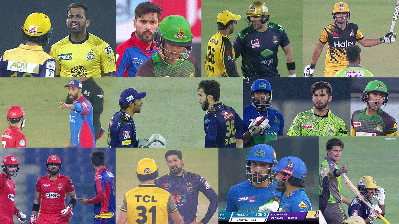 PSL Fights EXPLODE! Jaw-Dropping Heated Clashes in HBL History | HBL PSL | MB2A