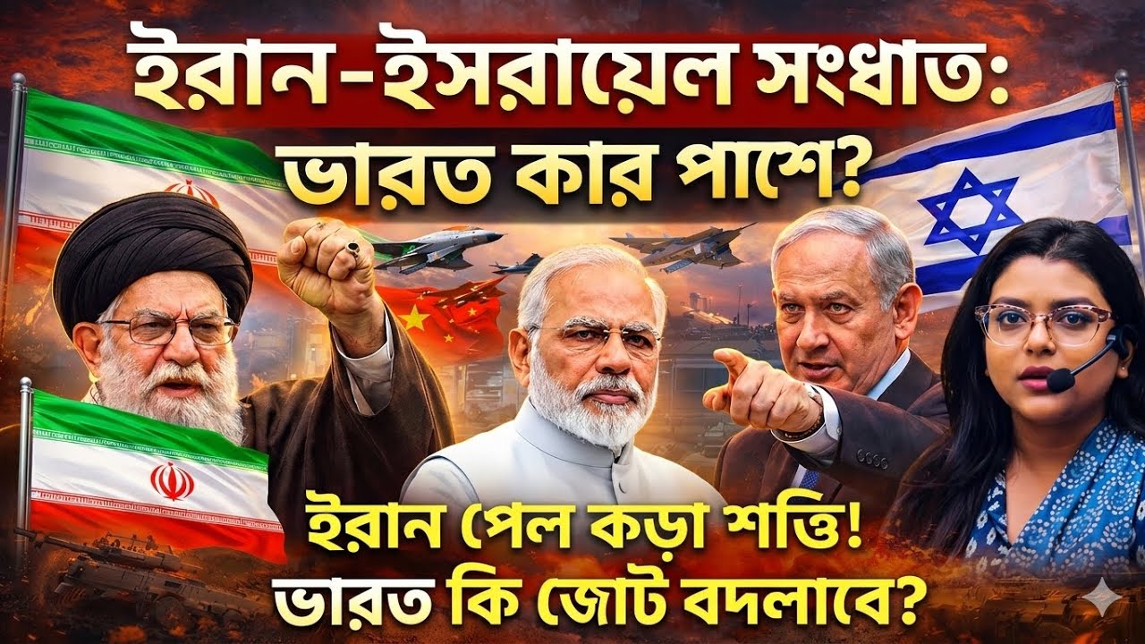 🔥 Iran vs Israel যুদ্ধ: ভারত কার পাশে? নতুন জোট গড়ছে কি ভারত?